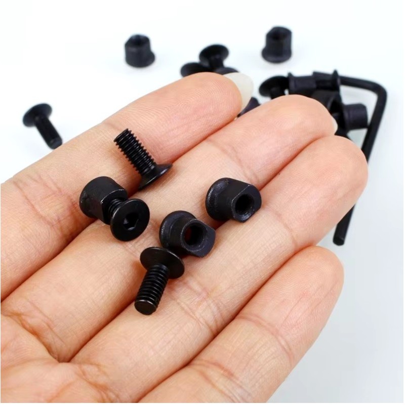 Ycagrain – Lot De 10 Trucks 29 Mm Pour Finger Skateboard, Avec écrous, Entretoises Et Tournevis – Accessoires De Rechange