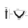 Trèpied pliable Universelle en aluminium pour arme longue
