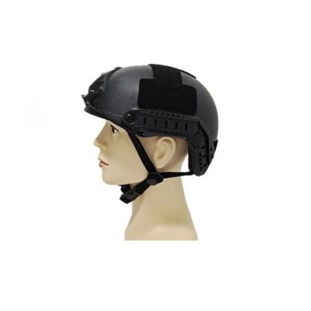 Casque de protection tactique SWAT Airsoft noir