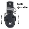 Casque de protection auditive électronique coloris Grey