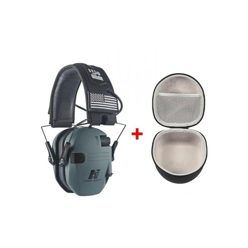 Casque de protection auditive électronique coloris Grey