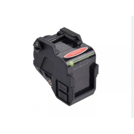 Lampe Laser Rouge et led 500 Lumens Strobo rail picatinny pour arme de poing