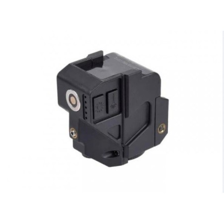 Lampe Laser Rouge et led 500 Lumens Strobo rail picatinny pour arme de poing