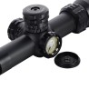 Lunette de tir compact 2-8x20 reticule Mil Dot lumineux avec colliers 11 ou 22 mm aux choix
