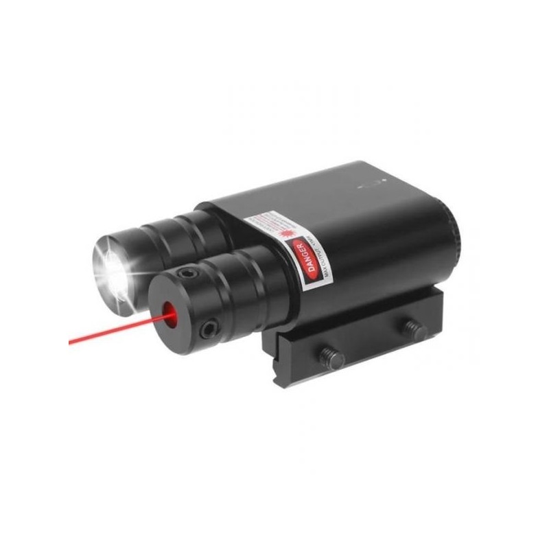 Lampe Laser Rouge et led 300 Lumens