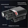 Lampe Laser Rouge et led 300 Lumens