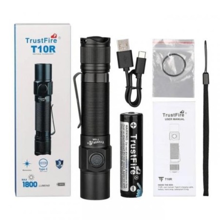 Lampe de poche 1800 lumens T10R