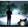Poignée Tactique Lampe 1000 lumens Laser vert pour rail picatinny en métal