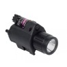 Lampe Laser rouge tactique en metal et led 1500 Lumens pour rail picatinny