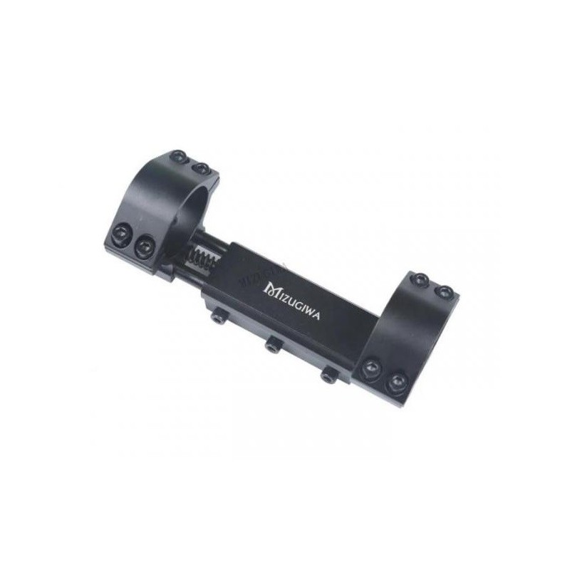 Monobloc de fixation Zero recoil à lunette 25,4 et 30 mm pour carabine avec rail picatinny