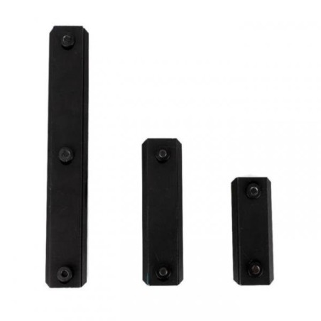 Ensemble de 3 rails aluminiums Keymod avec jeu de vis
