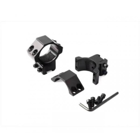 Colliers de fixation Bas pour lunette de tir rail 11 mm diamètre 25,4 mm (1 pouce)