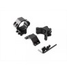Colliers de fixation Bas pour lunette de tir rail 11 mm diamètre 25,4 mm (1 pouce)