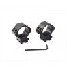 Colliers de fixation Bas pour lunette de tir rail 11 mm diamètre 25,4 mm (1 pouce)