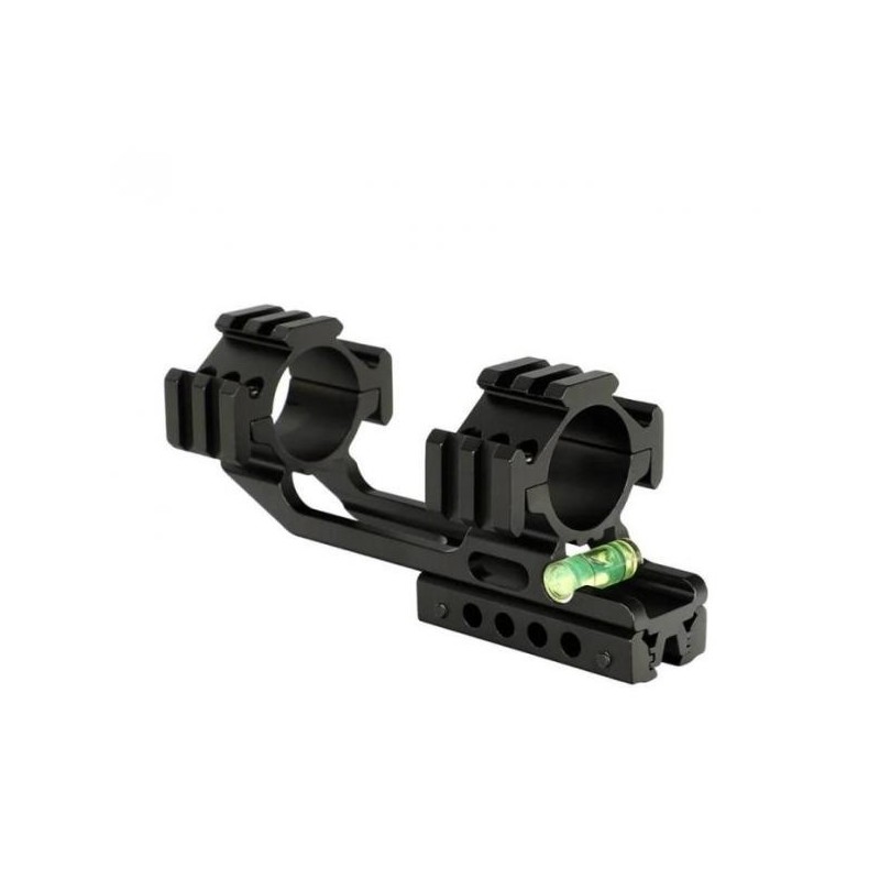 Monobloc universel pour rail 11 et 22 mm et lunette avec tube de 25.4 (1") et 30 mm avec niveau