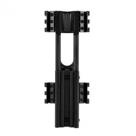 Monobloc universel pour rail 11 et 22 mm et lunette avec tube de 25.4 (1") et 30 mm avec niveau