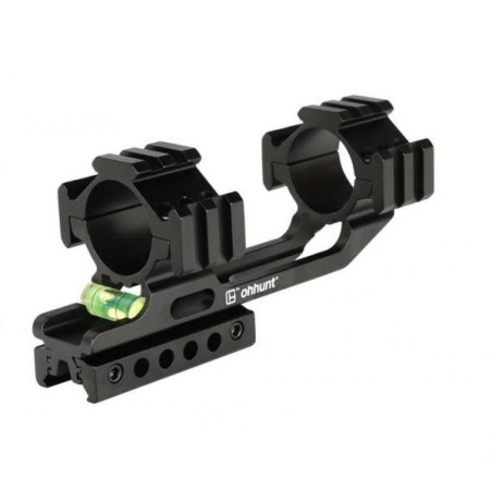 Monobloc universel pour rail 11 et 22 mm et lunette avec tube de 25.4 (1") et 30 mm avec niveau