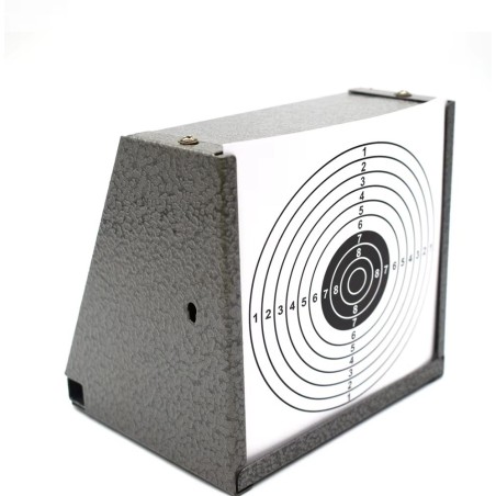 Porte cible 14x14 avec 2 objectifs en métal