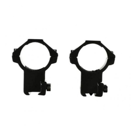Colliers de fixation pour lunette de tir rail 11 mm diamètre 30 mm