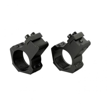 Colliers de fixation pour lunette de tir rail 11 mm diamètre 30 mm
