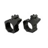 Colliers de fixation pour lunette de tir rail 11 mm diamètre 30 mm