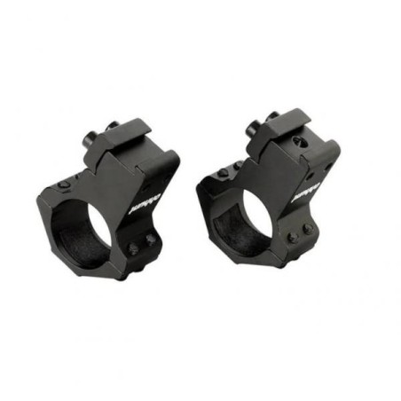 Colliers de fixation pour lunette de tir rail 11 mm diamètre 25,4 mm (1 pouce)