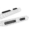 Ensemble de 4 rails M-lok avec jeu de 8 vis et écrous
