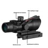 Viseur point rouge Red Dot ACOG 4x32 avec Fibre optique vert + RMR