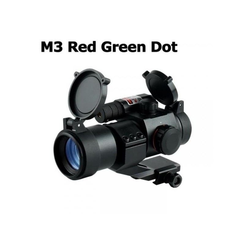 Red Dot M3 montage Cantilever avec laser rouge pour rail picatinny