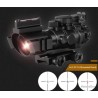 Red Dot 4x32 avec visée fibre optique supérieur pour rail picatinny