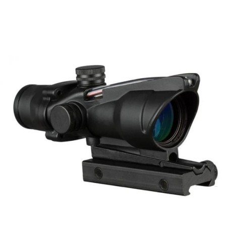 Viseur point rouge Red Dot ACOG 4x32 avec Fibre optique vert