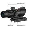 Viseur point rouge Red Dot ACOG 4x32 avec Fibre optique rouge