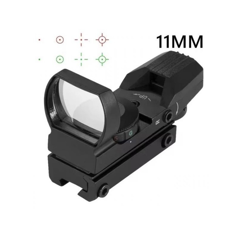 Red Dot viseur point rouge et vert pour rail de 11 mm