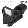Red Dot viseur point rouge et vert pour rail de 11 mm