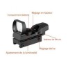 Red Dot viseur point rouge et vert pour rail picatinny