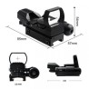 Red Dot viseur point rouge et vert avec Laser rouge et rail 11 mm
