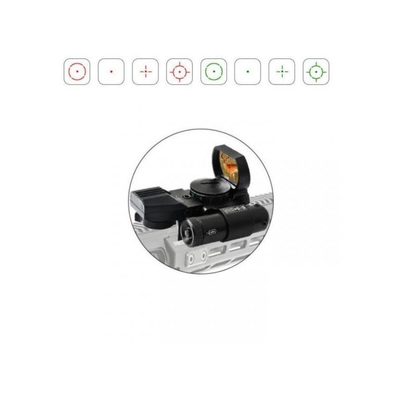Guerrilla Optics type ACOG Viseur à points rouge/vert - TrendStore