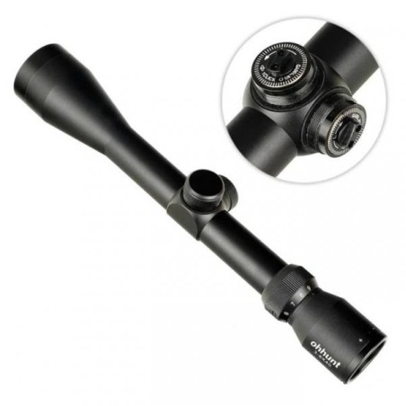 Lunette de tir 3-9x40 HK avec réticule Mil dot colliers 11 ou 22 mm