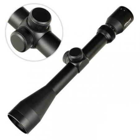Lunette de tir 3-9x40 HK avec réticule Mil dot colliers 11 ou 22 mm