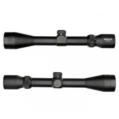 Lunette de tir 3-9x40 HK avec réticule Mil dot colliers 11 ou 22 mm