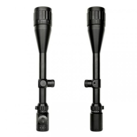 Lunette de tir 6-24x50 AOE réticule lumineux Mil Dot avec colliers 11 ou 22 mm aux choix