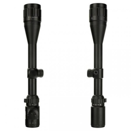 Lunette de tir 4-16x40 AOEG réticule lumineux Mil dot avec colliers 11 ou 22 mm aux choix
