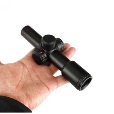 Lunette de tir compact 4.5x20E avec réticule lumineux et colliers de 11 ou 22 mm aux choix