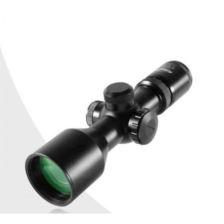 Lunette de tir 3-9x40 compacte avec réticule Mil dot illuminé colliers 11 ou 22 mm