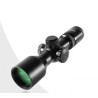 Lunette de tir 3-9x40 compacte avec réticule Mil dot illuminé colliers 11 ou 22 mm
