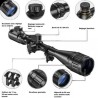 Lunette de tir 6-24x50 AOE réticule lumineux avec colliers 11 ou 22 mm aux choix