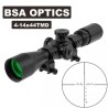 Lunette de tir BSA TMD 4-14x44 FFP avec colliers aux choix