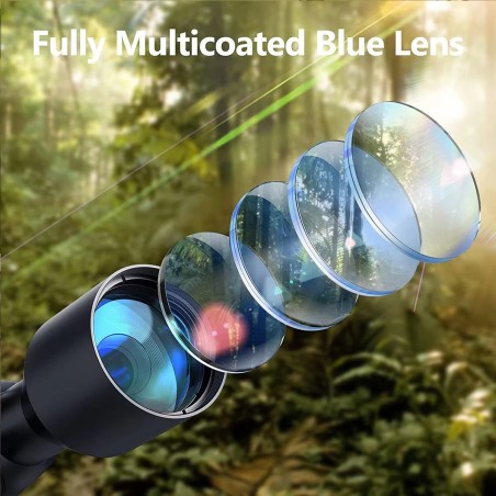 Lunette de tir 3-9x40 compacte avec réticule Mil dot colliers 11 ou 22 mm