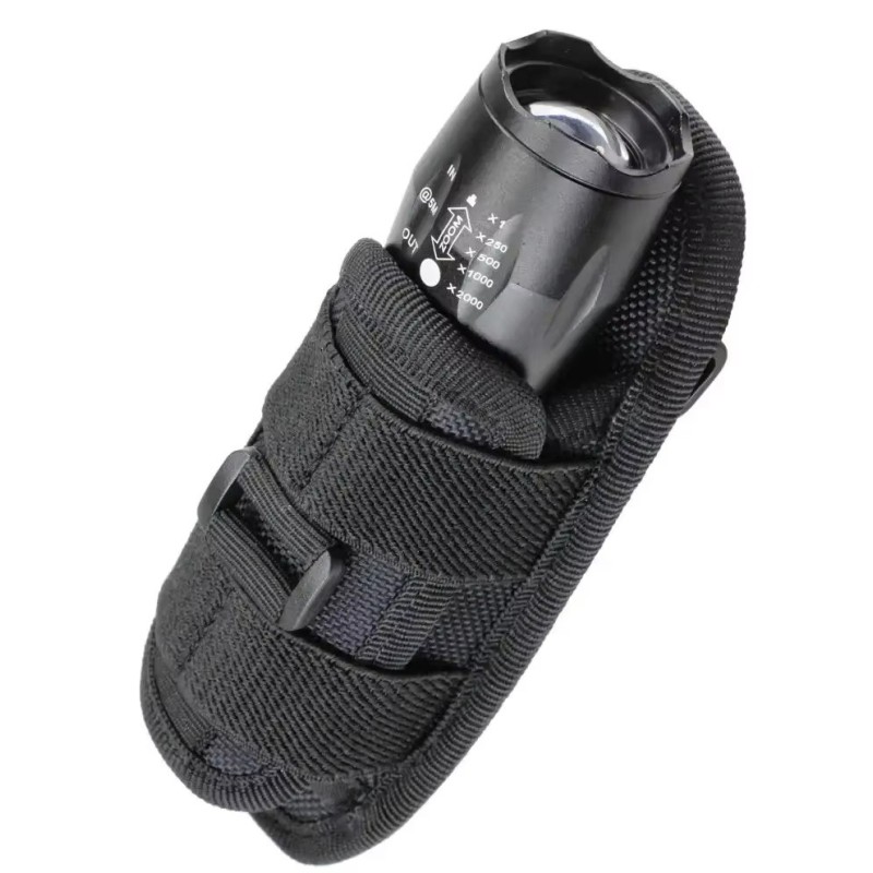 Etui rotatif en cordura pour port lampe de poche à la ceinture