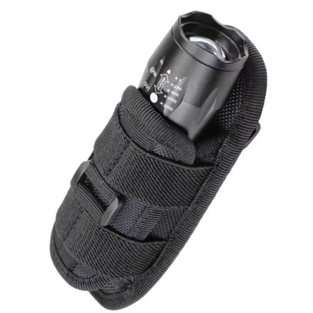 Etui rotatif en cordura pour port lampe de poche à la ceinture
